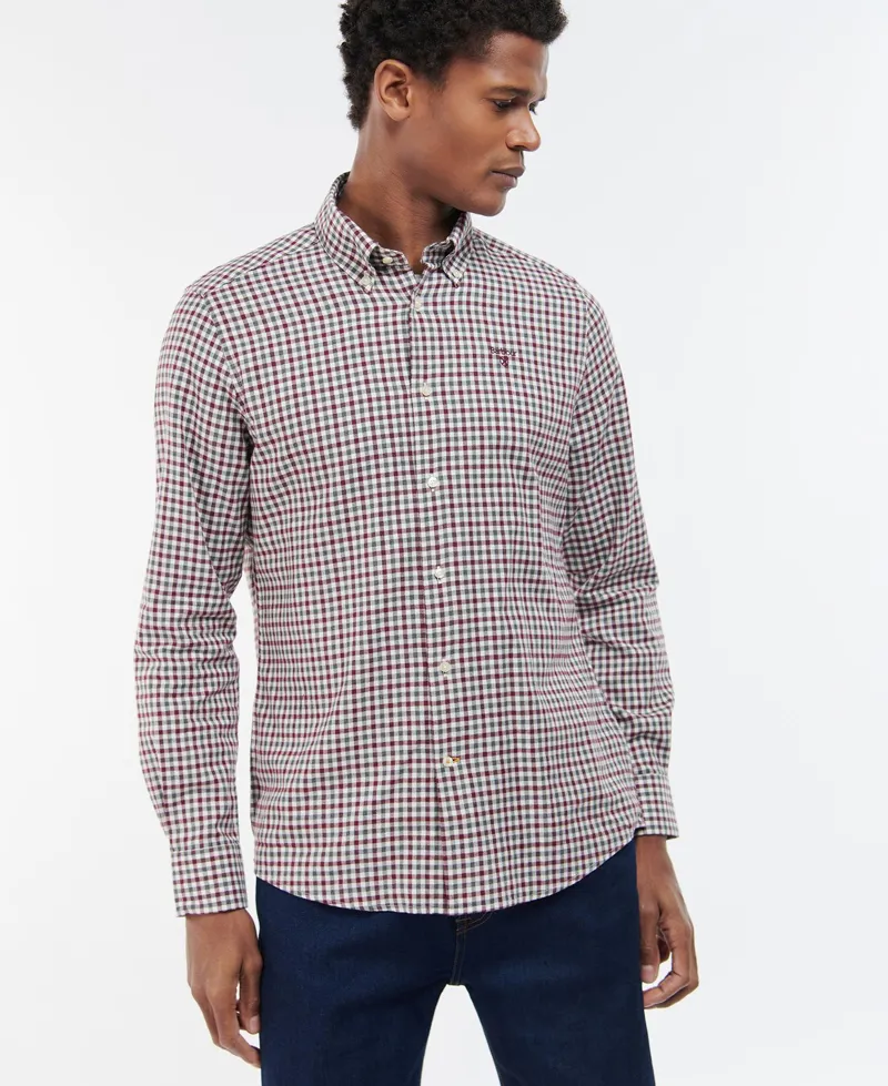 Barbour Finkle Shirt in Port-4